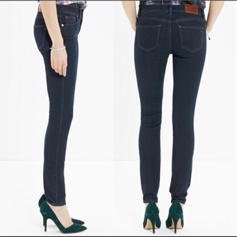 Madewell Skinny Skinny Jeans Medium Wash Size 28 Mid-Rise Discontinued